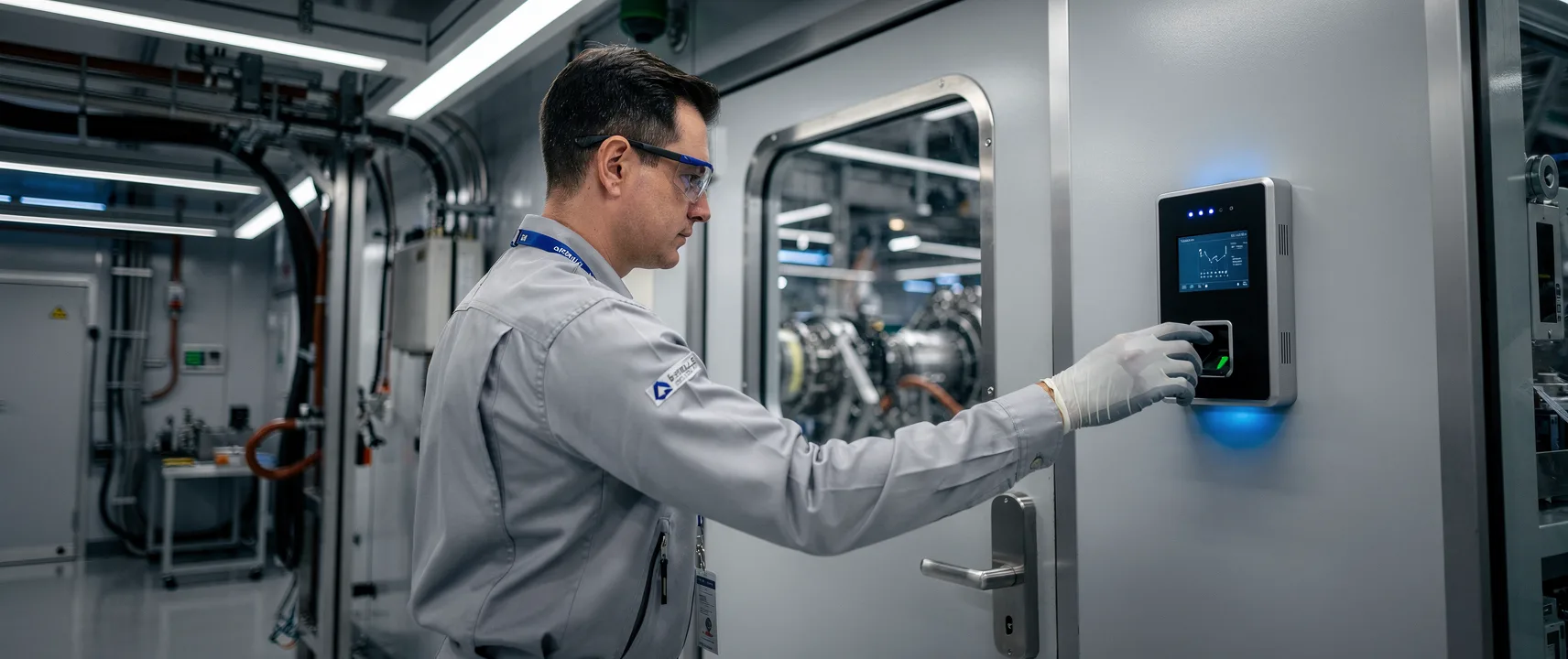 Control de acceso en plantas aeroespaciales AS9100