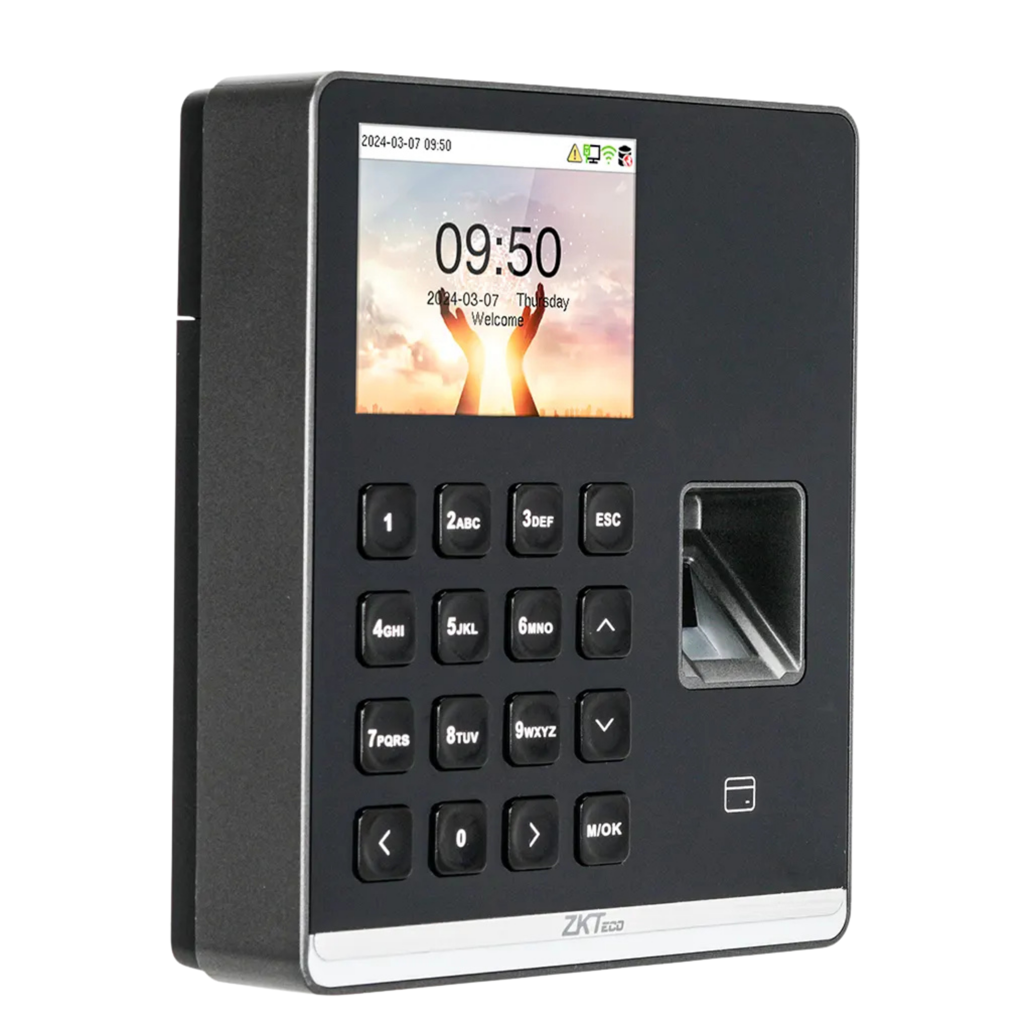 Reloj checador de huella digital ZKTeco SenseFP M1-ID WiFi